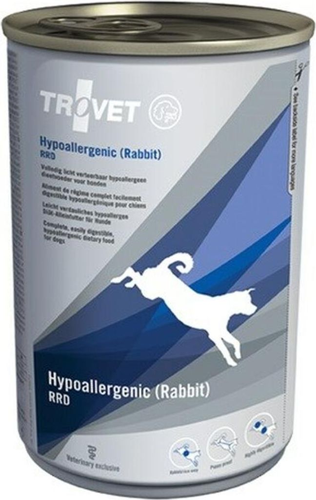 TROVET Hypoallergenic, Dospelý, Zajac, ryža, 400 g Obrázok produktu 