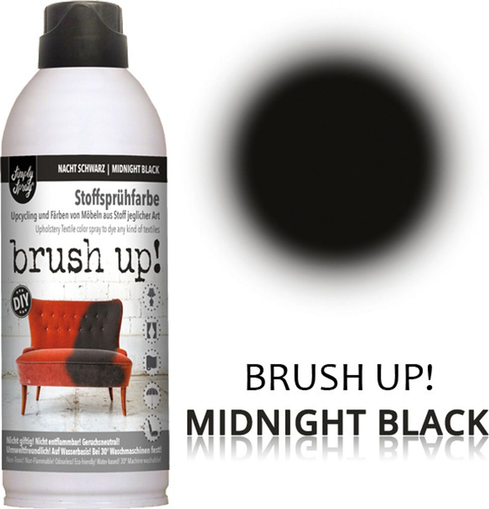 Brush up! Spray - Midnight Black - Farbton: Nacht Schwarz