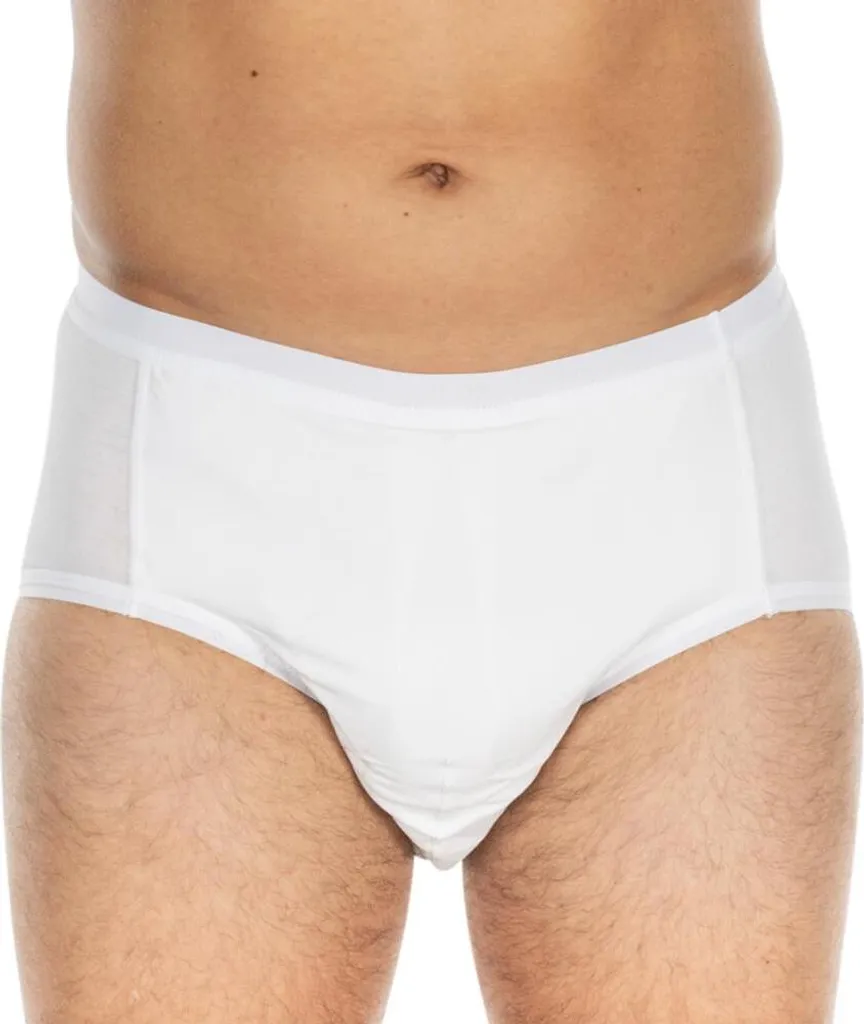 Suprima 1242 Slip Incontinenza Cotone Uomo Taglia 8 Bianco - Acquista Ora - 2