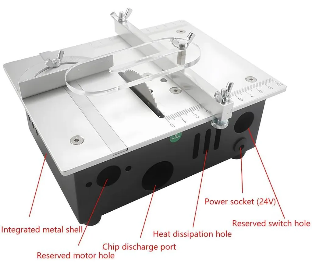 Petite scie de table électrique multifonction - Modèle horizontal