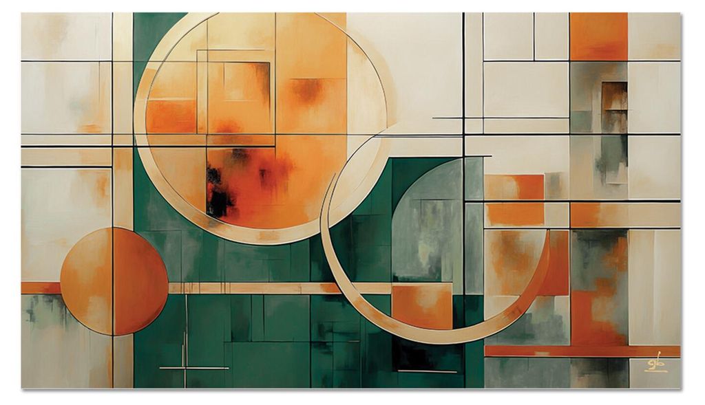 Giallobus - 53 - Smaragdgewebe - Giallobus - 140L x 80B cm - Bild - Acrylglas