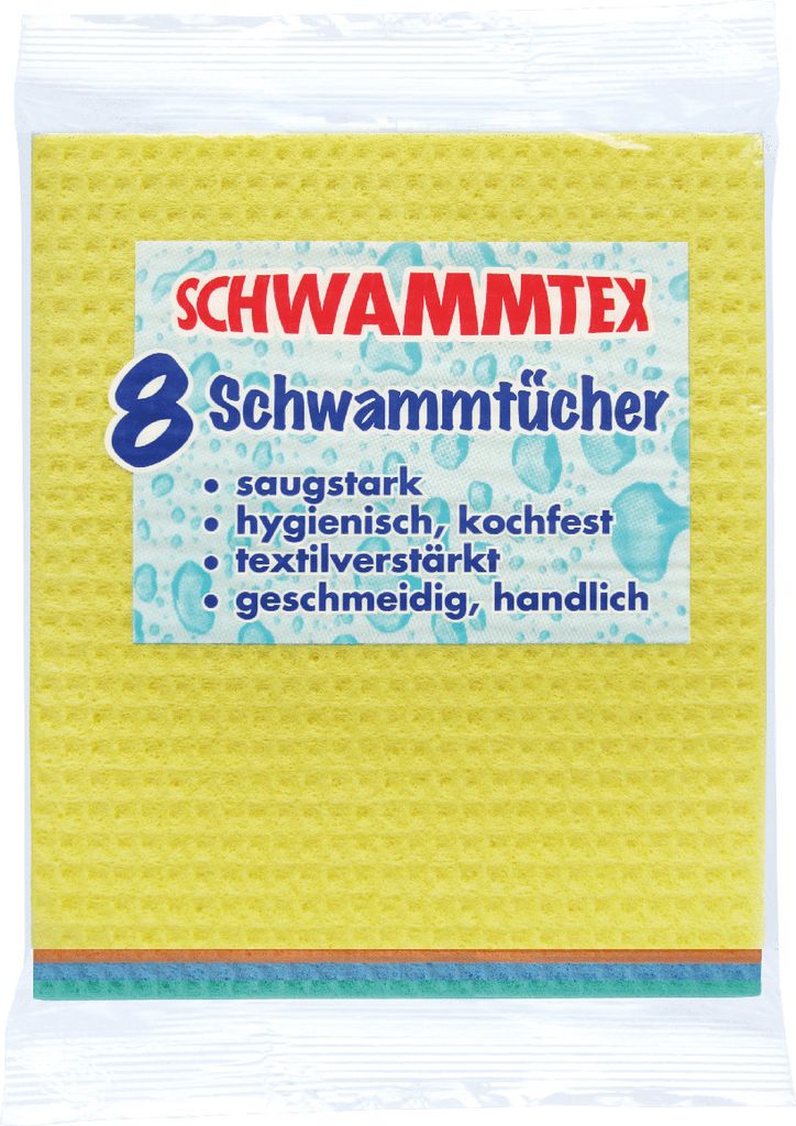 Spontex Schwammtuch Schwammtex 19121023 sort 8St