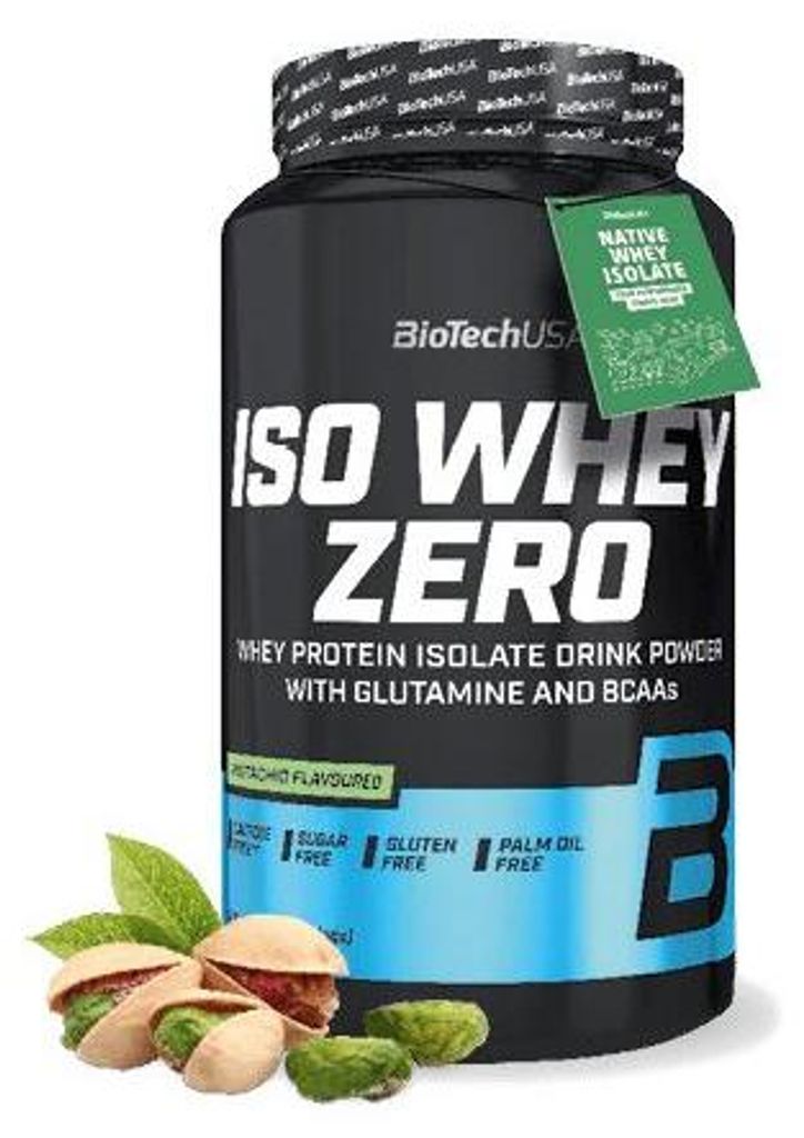 BioTech USA Iso Whey Zero 908 g pistache / Isolats de Image du produit 