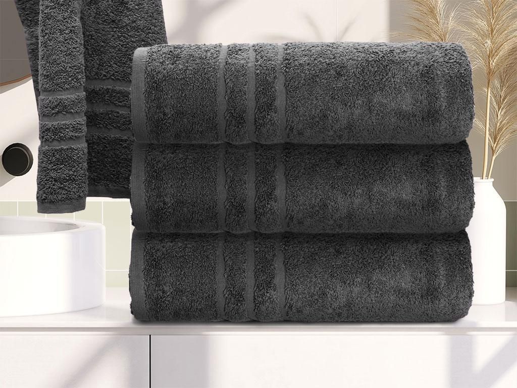 Ręcznik Sofie ciemnoszary 70x140 cm Zdjęcie produktu 