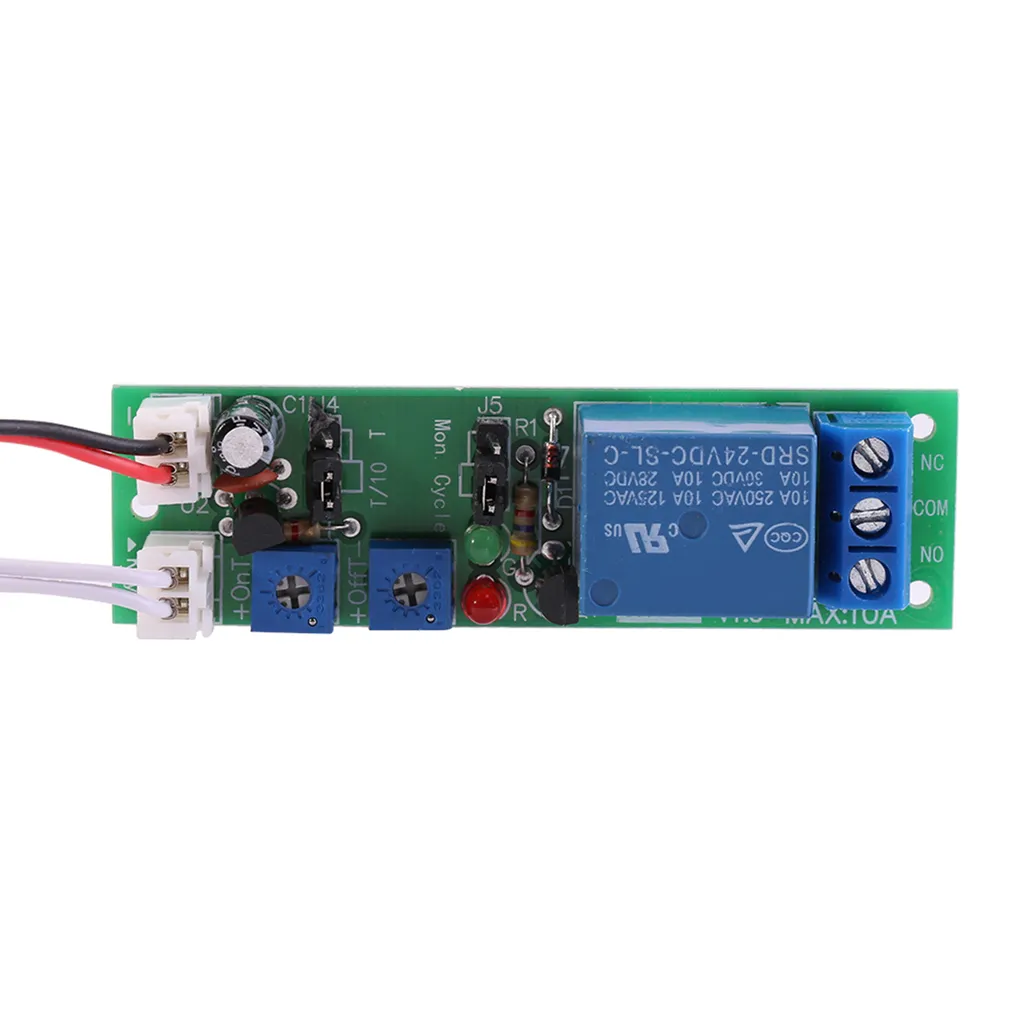 Modulo Relè Ritardo On/Off Programmabile - Timer Regolabile per Automazione