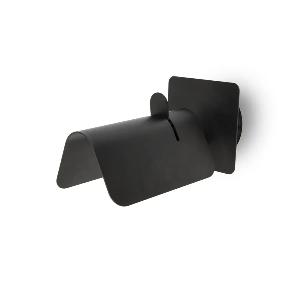 Applique Smile Noir 1-Licht Orientable Style Loft Chic pour Bureau Moderne