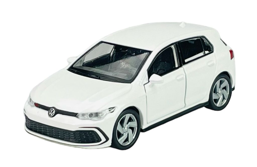 Welly, model samochodu Volkswagen Golf 8 GTI, kolor biały, Zdjęcie produktu 