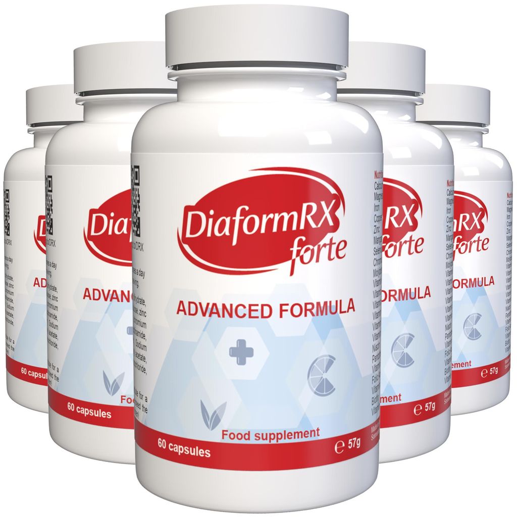Diaform RX – 300 kapsúl (5x 60 kapsúl), balenie po 5 kusoch Obrázok produktu 