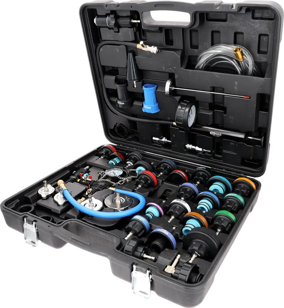 Master Kit Diagnosi Radiatori 40 Pezzi - Tester Perdite Universale