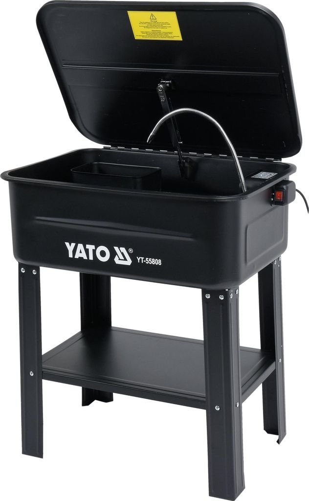 Yato YT-55808, Rechteckig, Schwarz, Stahl, 80 l, 720 mm, Produktbild 