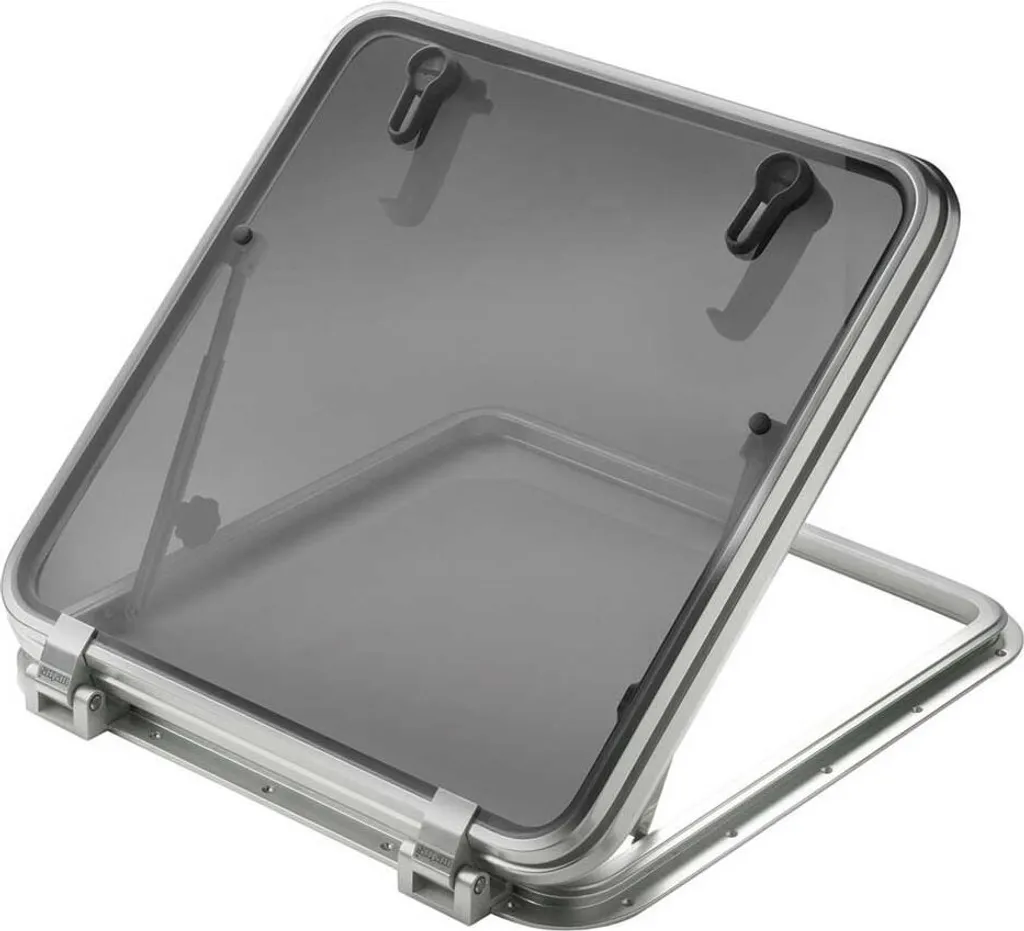 Goulotte de Décharge Vetus Argent 200x200 mm pour Pont de Navire