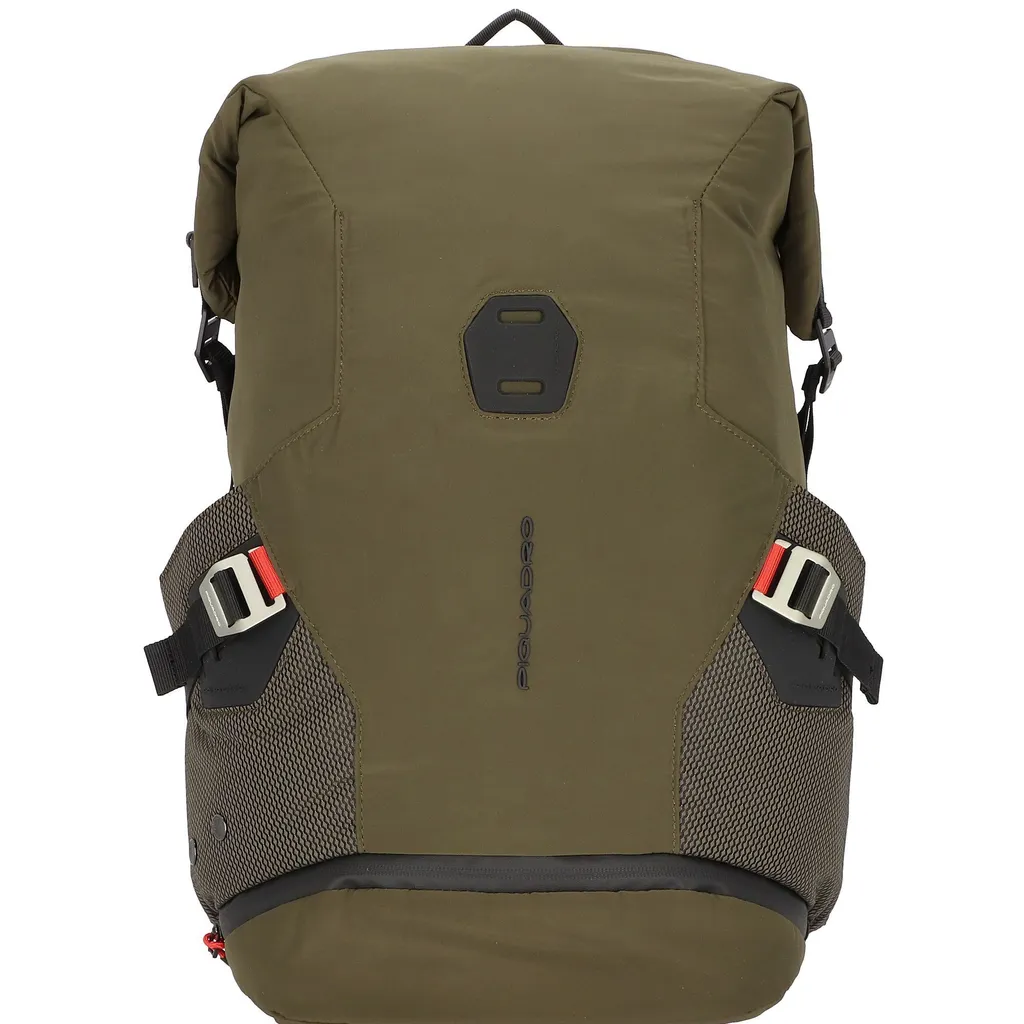 Sac à dos Piquadro Vert Clair Tissu Technique avec Compartiment PC