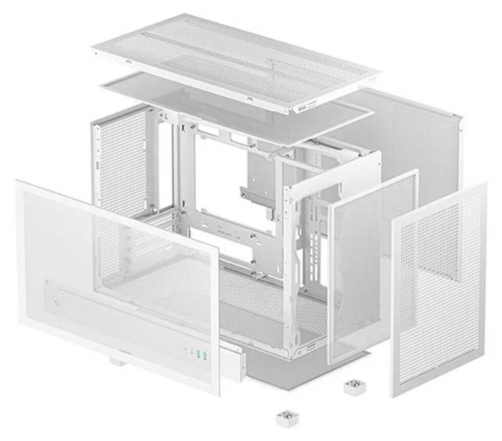 Boîtier Deepcool CH260 WH Blanc PC Micro-ATX compact performant