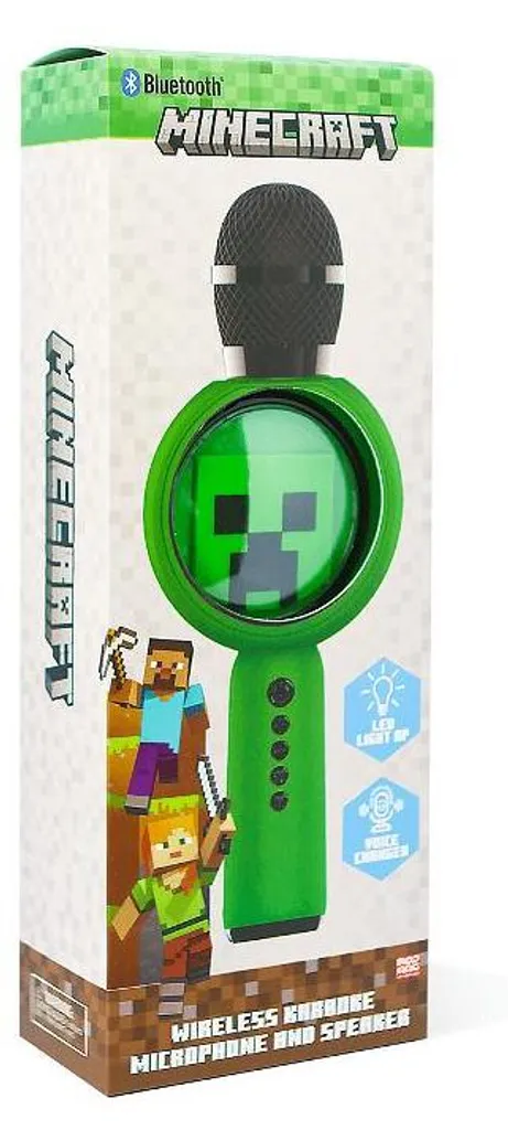 Otl Technologies Minecraft Enceinte Bluetooth et Micro LED pour Enfant