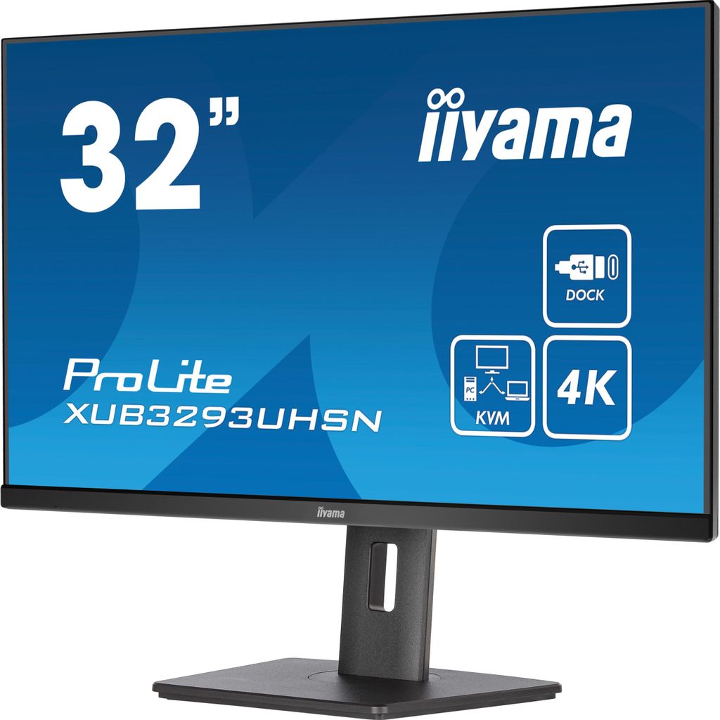 IIYAMA 80,0cm (31,5") XUB3293UHSN-B5 16:9  HDMI+DP+USB-C Obrázok produktu 