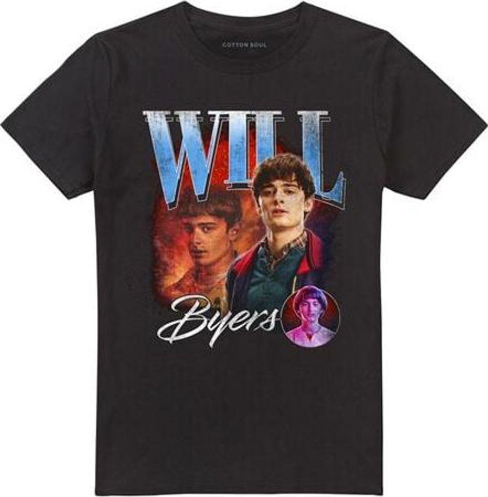 Stranger Things T-Shirt Herren Season 5 - Will Homage schwarz L