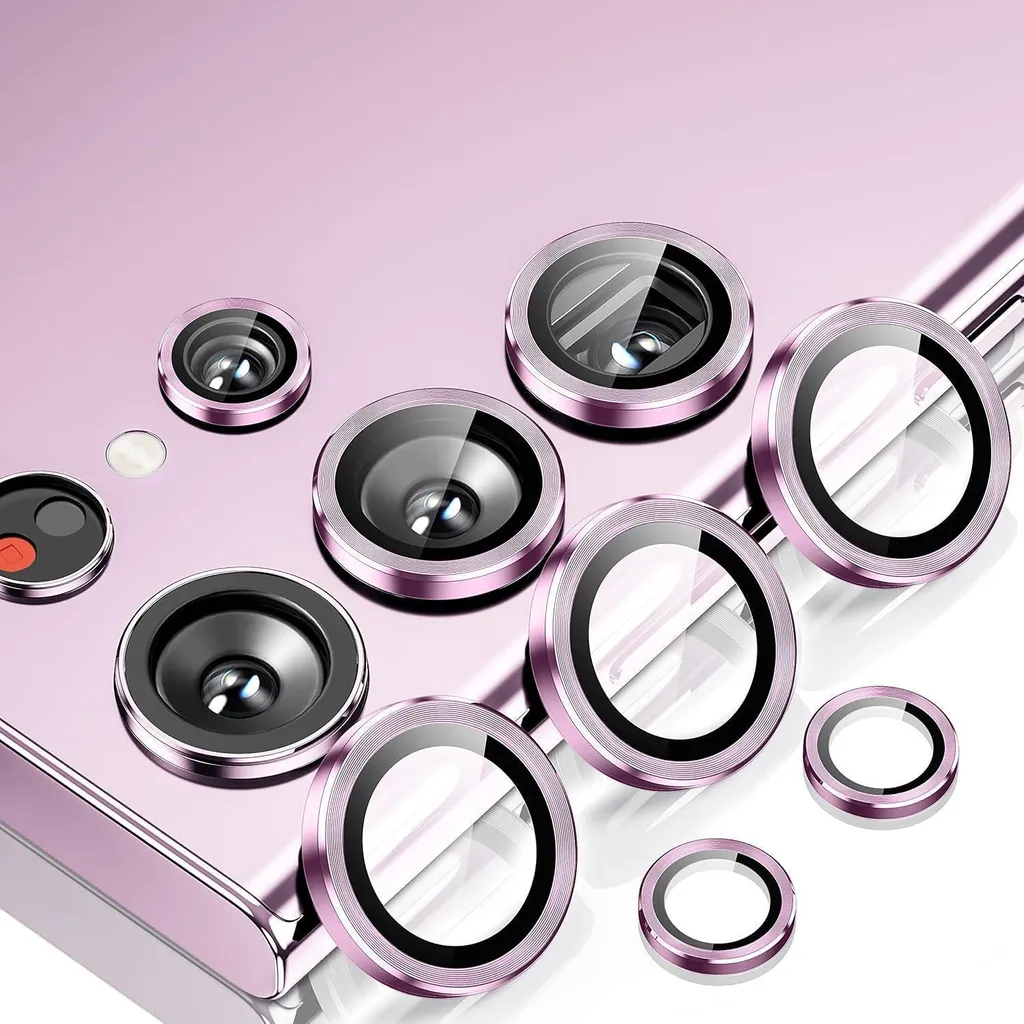 Protéger Appareil Photo Samsung S23 Ultra - Verre Trempé Violet Pourpre