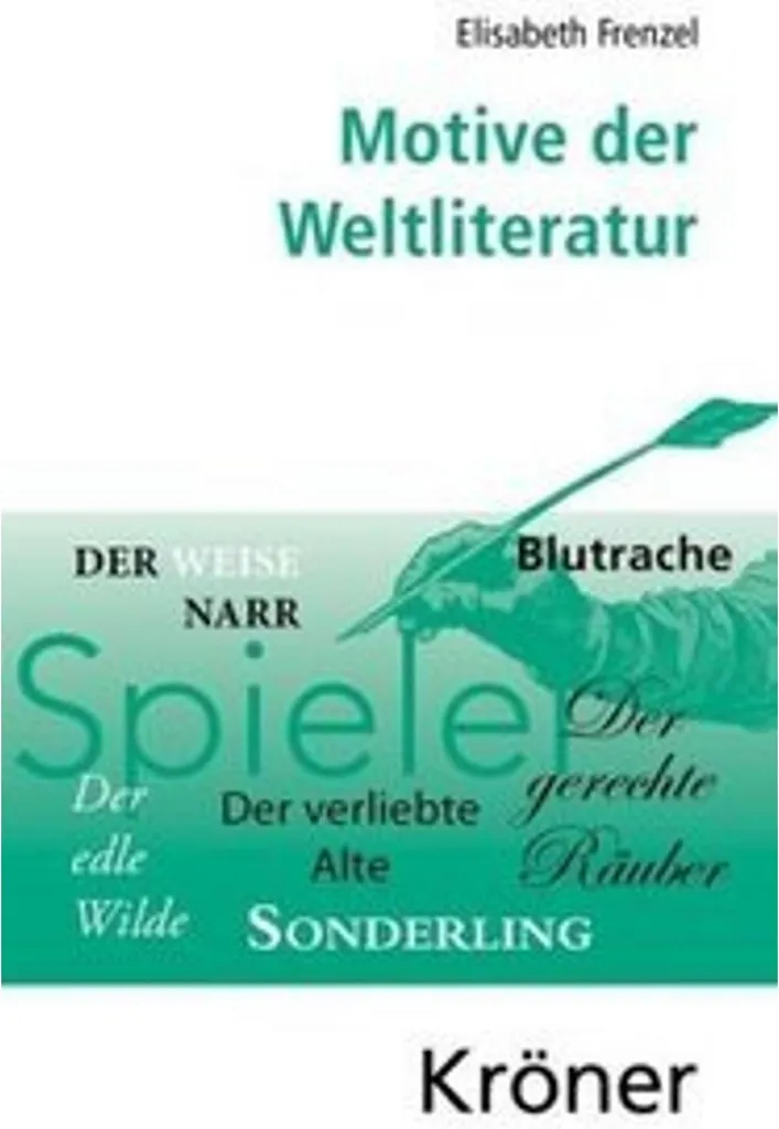 Motive der Weltliteratur : Guide des grands thèmes de la littérature