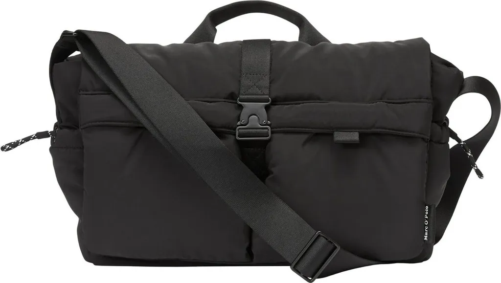 Sac Bandoulière Marten Marc O'Polo Noir avec Compartiment Ordinateur