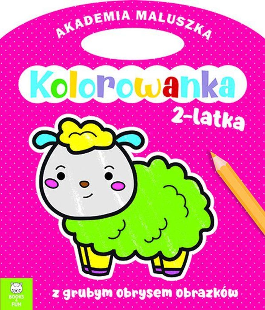 Owieczka. Akademia maluszka. Kolorowanka 2-latka - Opracowanie zbiorowe (Malbücher für Kinder auf Polnisch)