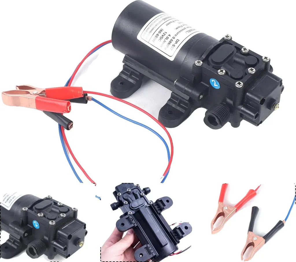 Mini pompe de transfert auto-amorçante 12V débit 4L/min modèle 540-PRO