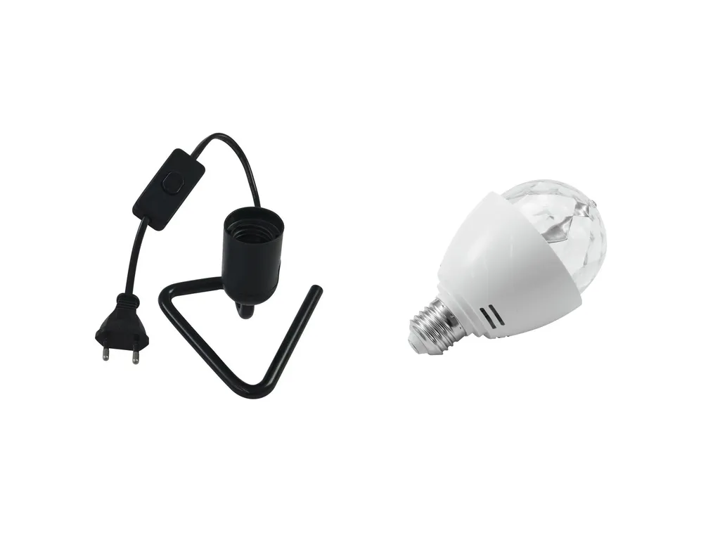 Set LED BC-1 RGB avec Douille Triangulaire Noire - Éclairage Design