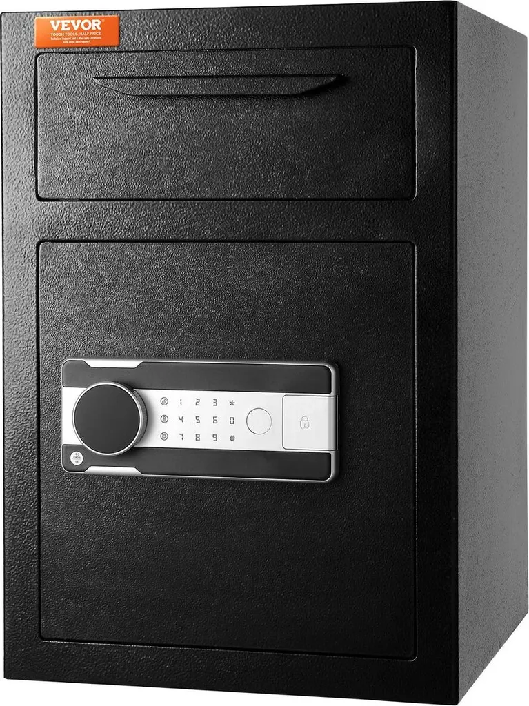 Coffre de dépôt pour commerçant avec fente d'accès et code de sécurité - 10
