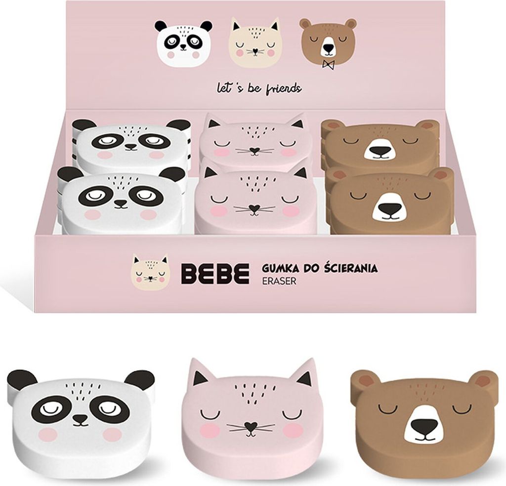 Interdruk Radiergummi BeBe Friends Girls Produktbild 