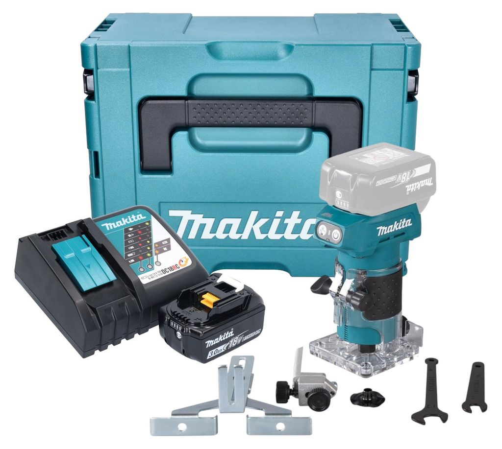Makita DRT 52 RF1J Affleureuse sans fil 18 V 6 mm Brushless Image du produit 
