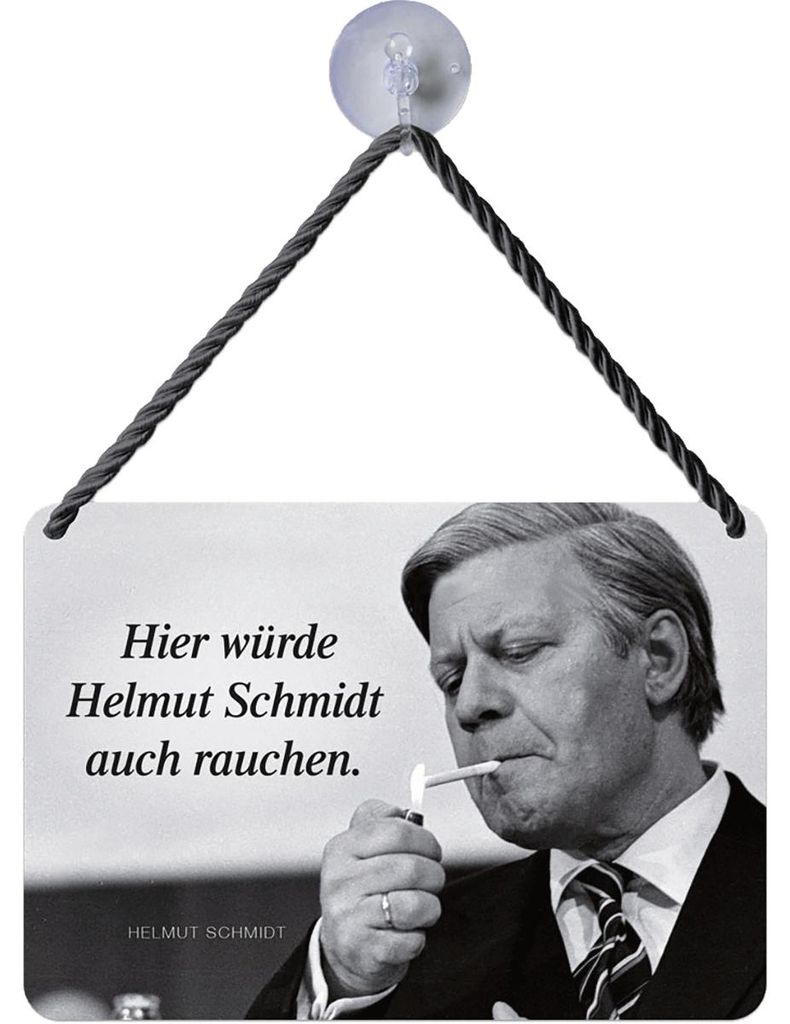 Blechschild »Helmut Schmidt«. Obrázok produktu 