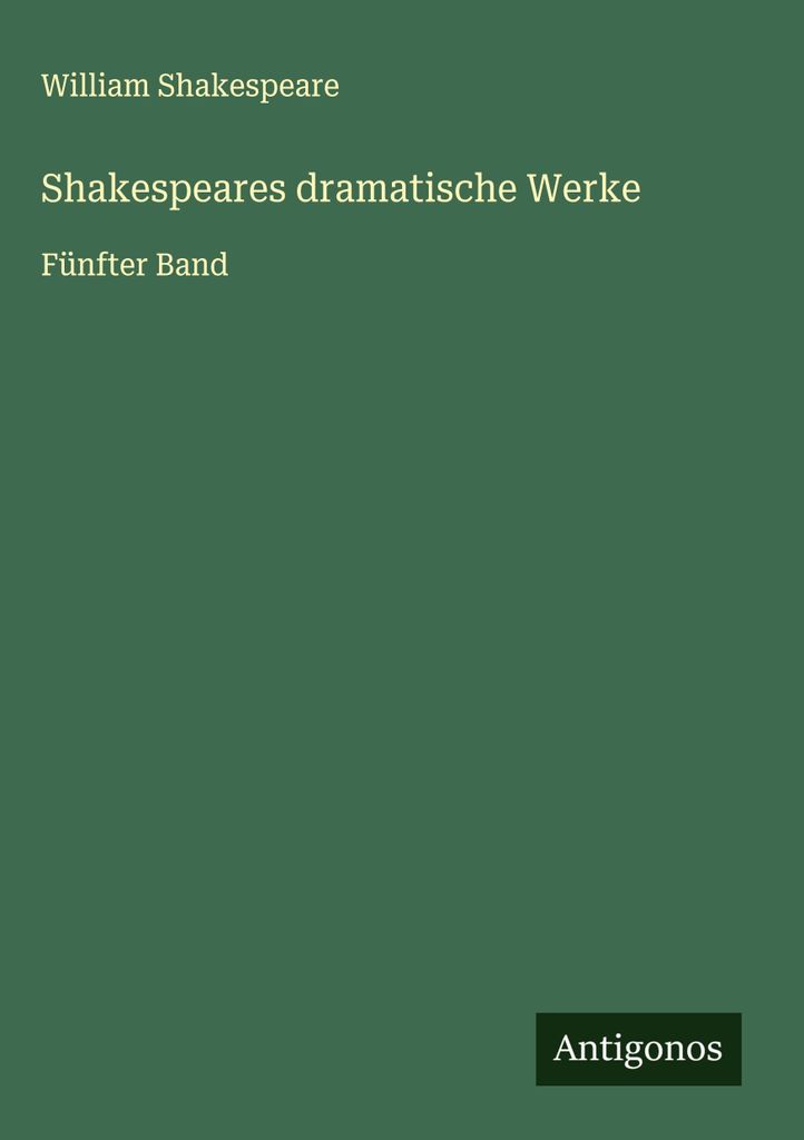 Shakespeares dramatische Werke
