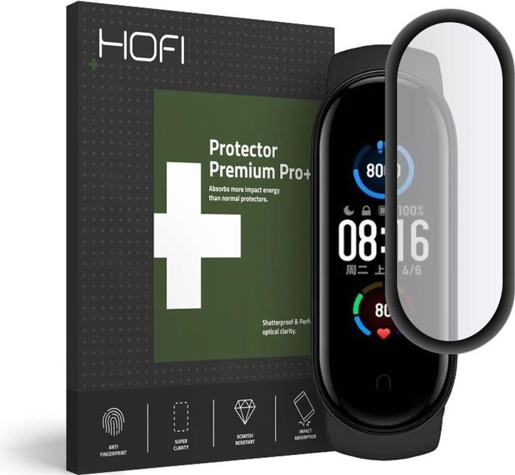 Hofi Uhrenschutzglas für Xiaomi Mi Band 5 - Ultradünn & Kratzfest KP25572