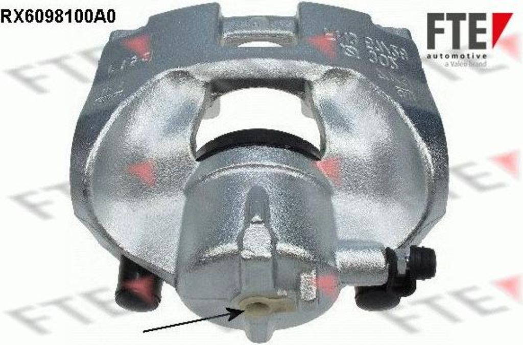FTE RX6098100A0 Bremssattel OE 5542458 kompatibel mit Signum, Vectra