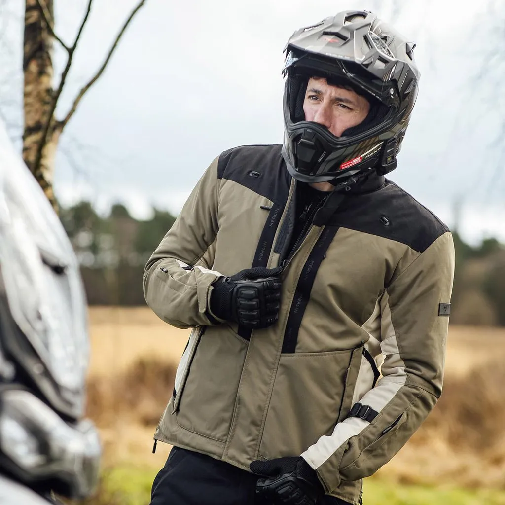 Blouson Merlin Borderlands protection D3O textile résistant vert taille M - 5