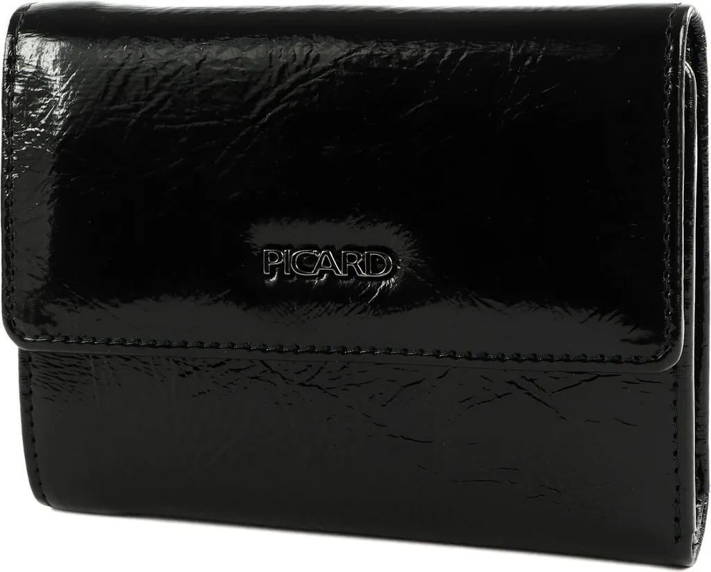 Porte-monnaie Picard Himalaya 1 Flap Wallet Noir en cuir de qualité