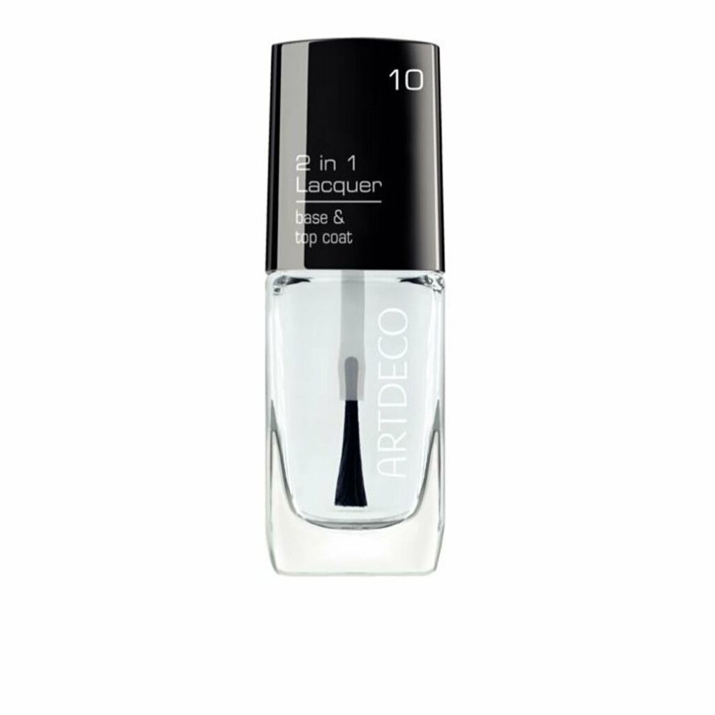 ARTDECO 2 in 1 Lacquer, 10 ml, Transparent, Schutz, Glanz, Produktbild 