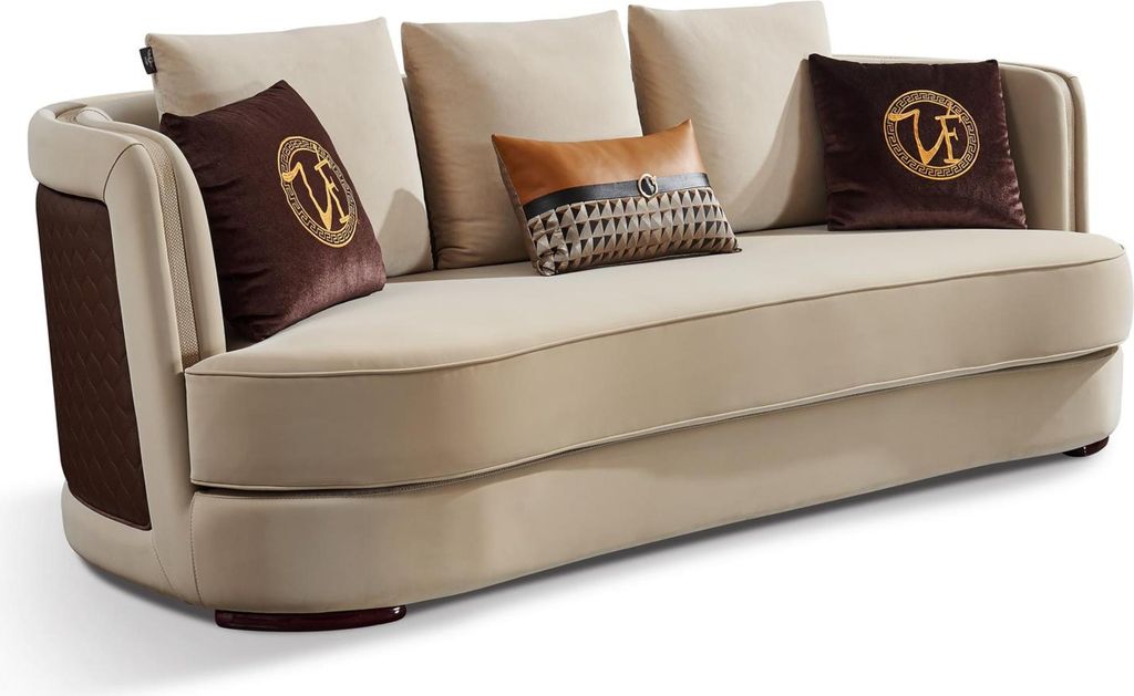 Designer Sofa Couch Polster Sofas Couchen Leder Neu 3 Sitzer Dreisitzer 225cm
