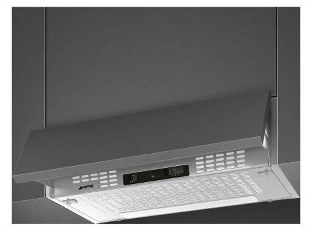 Hotte intégrable Smeg KSEIR62SE2 grise avec extraction 225 m3/h