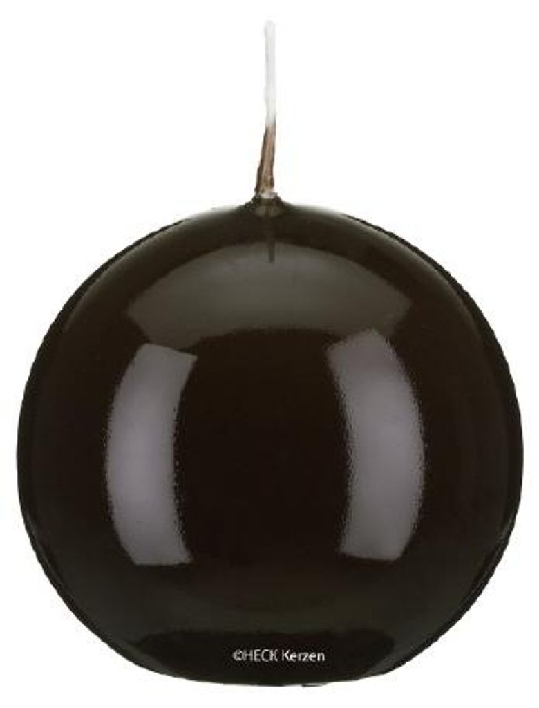 Kugelkerzen Glanz-Lack Chocolate Schokolade Ø 6 cm, 16 Stück