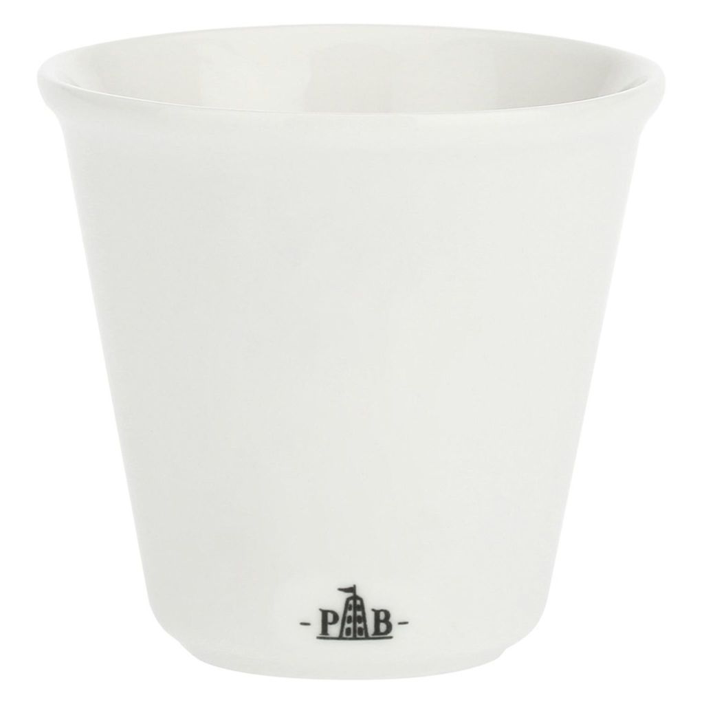 LA PORCELLANA BIANCA Tasse Buchstabe J – Aus Borosilikatglas, 400 Ml, Mikrowellengeeignet