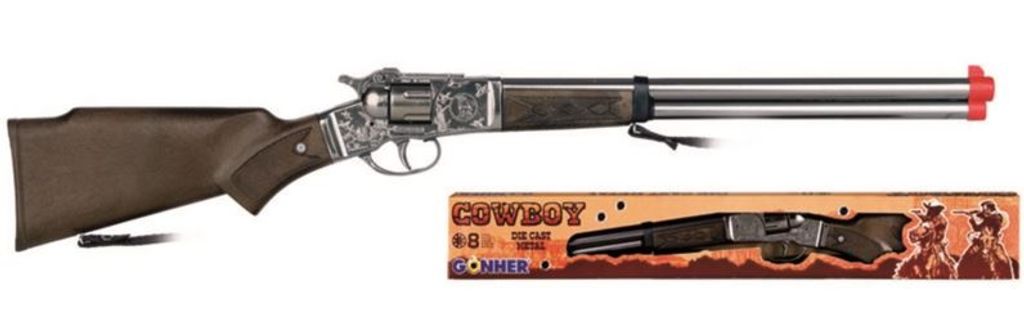 Western Gewehr 68 cm Kinder Spielzeug Fasching Karneval Spielzeuggewehr Cowboy 