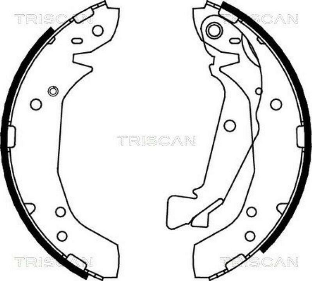 TRISCAN Bremsbackensatz Hinten 8100 43025