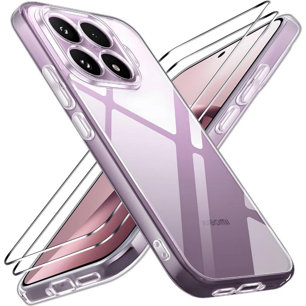 Hülle + 2X Schutzglas für Xiaomi 17T Pro 5G Panzerfolie Produktbild 