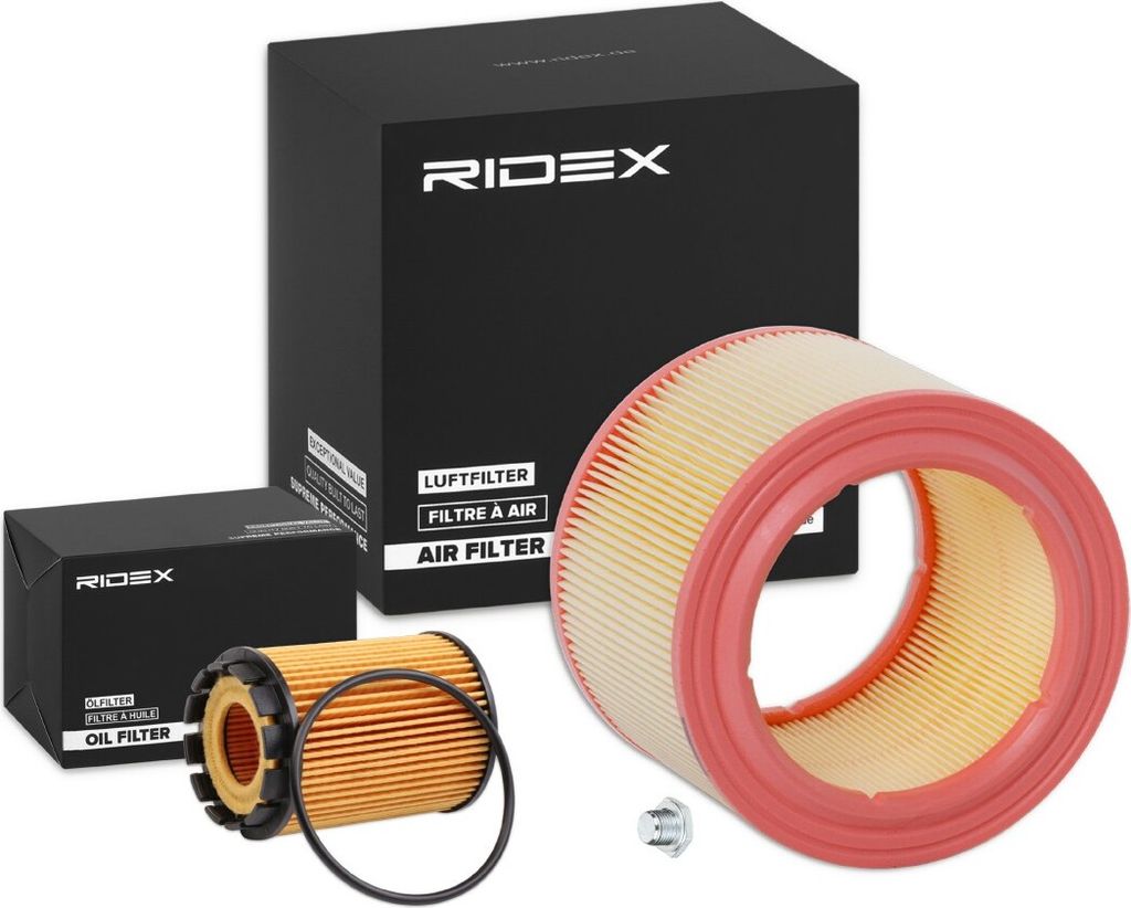 RIDEX Filterset Inspektionspaket Filtersatz passend für PEUGEOT 306 Schrägheck (7A, 7C, N3, N5) 205 II (20A/C) 205 I (741A/C) 306 (7B, N3, N5) 30...
