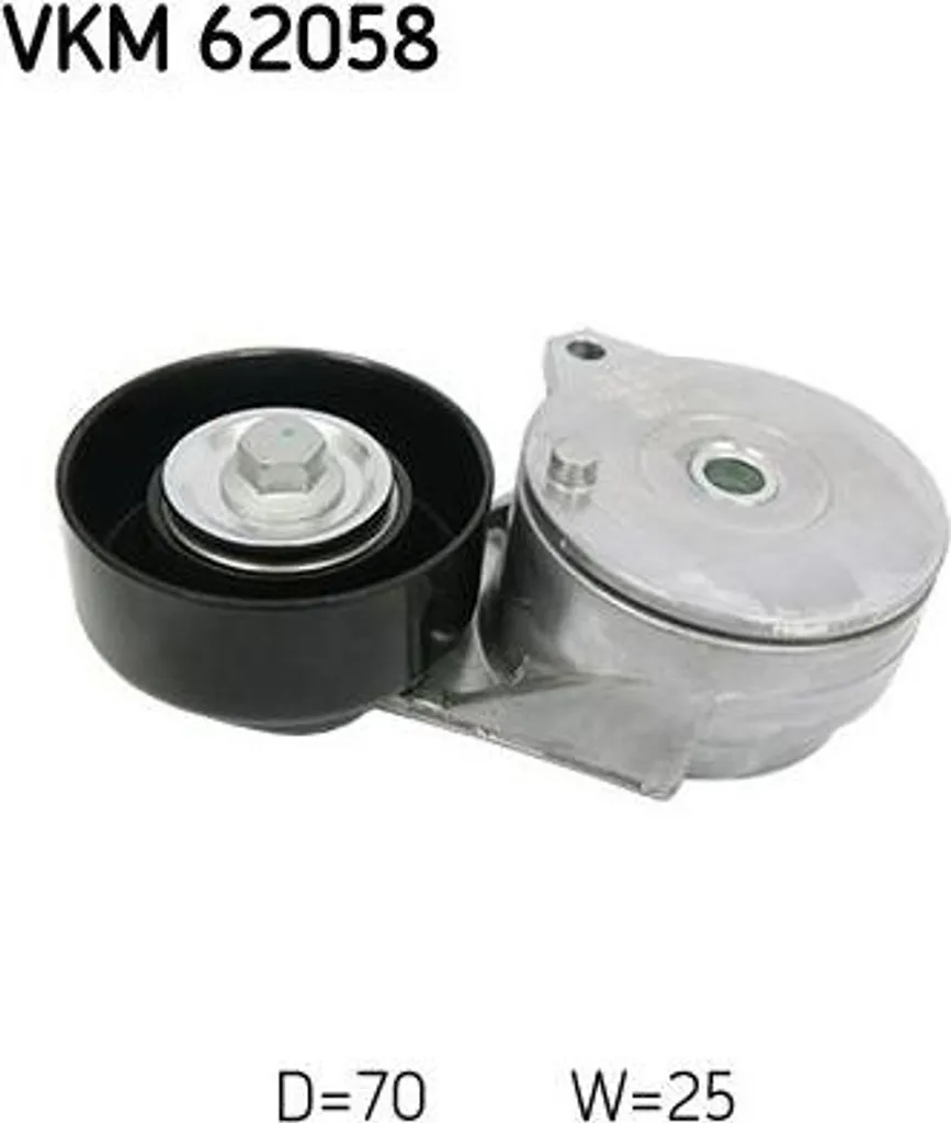 Rouleau Tendeur SKF VKM 62058 Haute Durabilité pour Juke et Clio