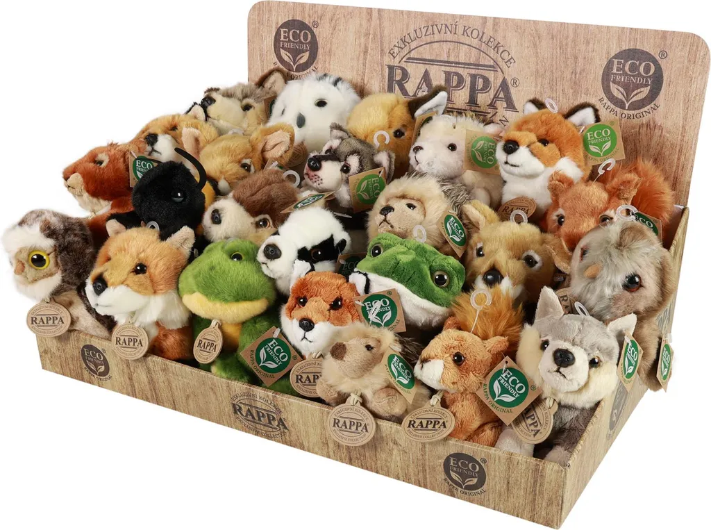 Cadeau Enfant Peluche Animaux Forêt RAPPA pour Décoration Chambre Nature
