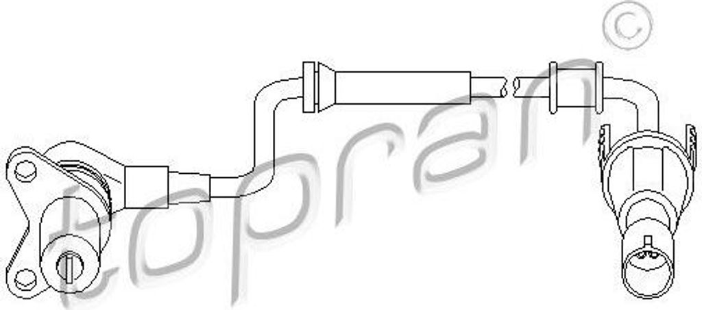 TOPRAN VORNE Sensor Bremsbelagverschleiß für BMW 3 Coupe (E46)