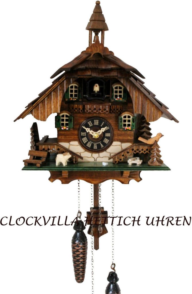 Kuckucksuhr im Schwarzwald hergestellt Quarzwerk Produktbild 3