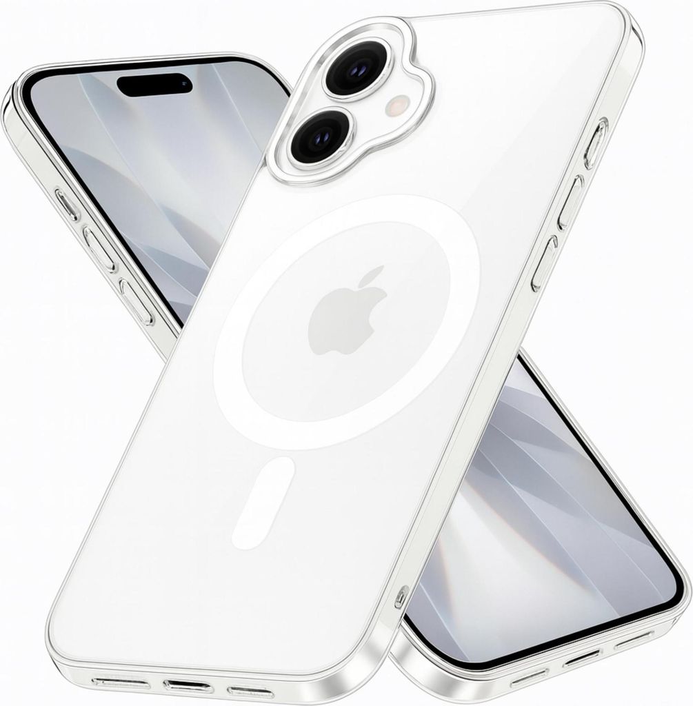 Hülle für iPhone 17 - Magnetische Transparent Handyhülle Kratzfest Schutzhülle Ultra Dünn Phonillico