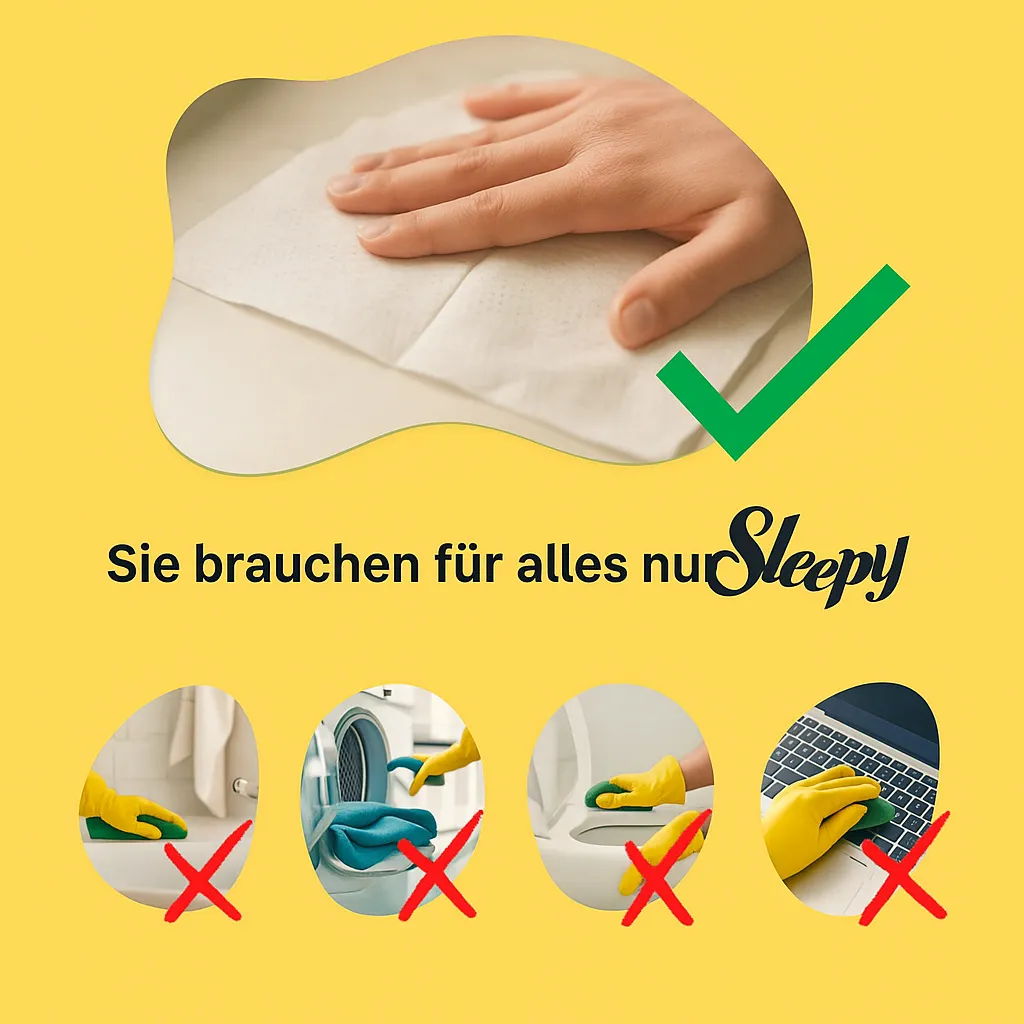 Sleepy Easy Clean 9 Pacchi Salviette Multiuso: Casa Pulita in un Lampo - 10